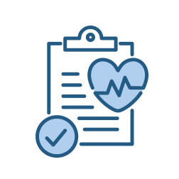 健康サポートのアイコン