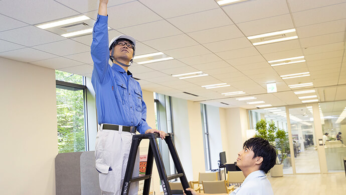 機械警備（構築・維持管理）のお仕事風景