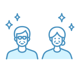 シニア世代が活躍中のアイコン