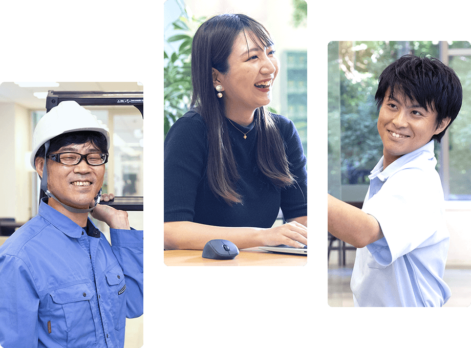 設備管理スタッフ,オフィスサポートスタッフ,清掃管理のお仕事風景